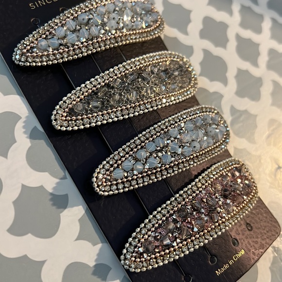 Rhinestone Hair Clips - Sincerely Jules - Picture 4 of 5